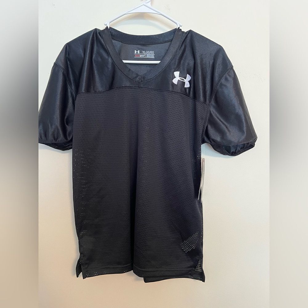 Under Armour Black Performance Jersey with Logo